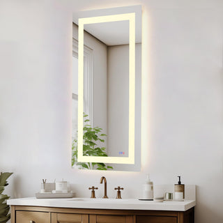 Riven 72x30 LED Mirror, Adjustable Color 3000K/4200K/6400K