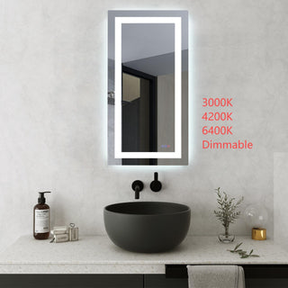 Riven 60x42 LED Mirror, Adjustable Color 3000K/4200K/6400K
