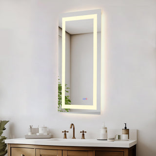 Riven 60x42 LED Mirror, Adjustable Color 3000K/4200K/6400K