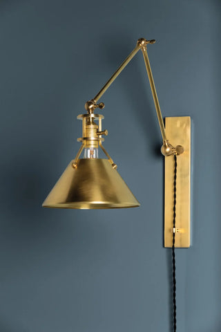 Metal No. 2 Plug-in Sconce