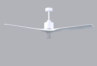 Nan Extra Large  6-speed ceiling fan. Multiple size and finish options to choose from. Matte White / Matte White Finish / 72 Inch