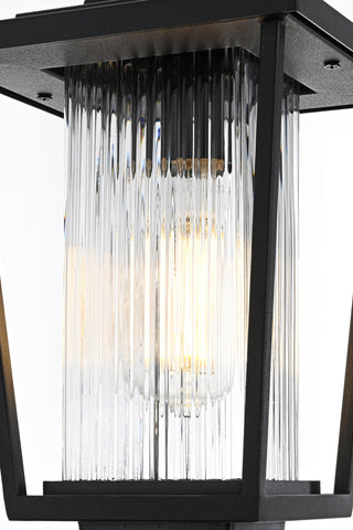 York 6.5 Inch Outdoor Pendant in Black