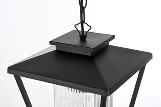 Gaul 10 Inch Outdoor Pendant in Black