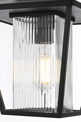 Gaul 10 Inch Outdoor Pendant in Black