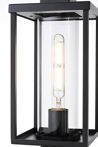 Memphis 6 Inch Outdoor Post Light in Black