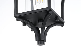 Belgrade 7 inch Outdoor Pendant in Black