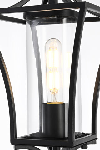 Belgrade 7 Inch Outdoor Post Light in Black