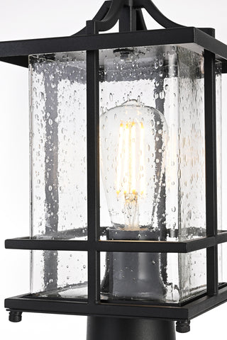Miller 7 Inch Outdoor Post Light in Black