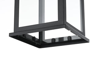 Mercer 6.5 Inch Outdoor Pendant in Black