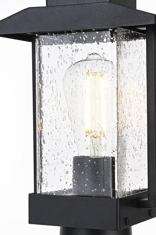 Tioga 7 Inch Outdoor Post Light in Black