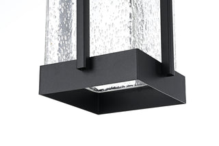 Livingston 6.5 Inch Outdoor Pendant in Black