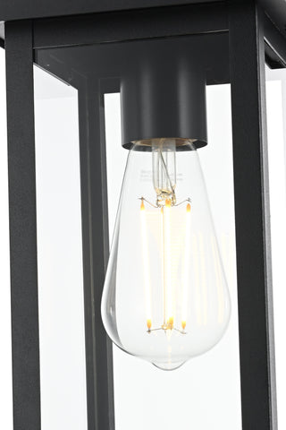 Venango 6 Inch Outdoor Pendant in Black