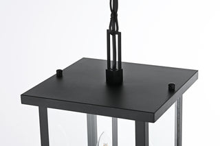 Sheridan 9 Inch Outdoor Pendant in Black