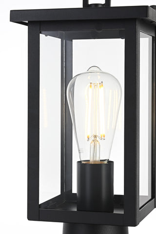 Venango 6 Inch Outdoor Post Light in Black