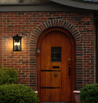 Sheridan 9 Inch Outdoor Wall Sconce in Black