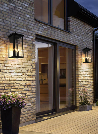 Venango 12 inch Outdoor Wall sconce in Black