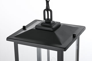 Carlisle 9 Inch Outdoor Pendant in Black