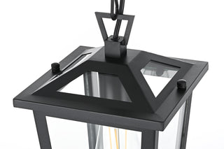 Cayman 7 inch Outdoor Pendant in Black