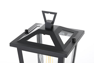 Cayman 7 Inch Outdoor Post Light in Black
