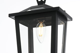 Berks 7 inch Outdoor Pendant in Black