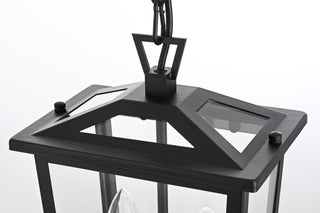 Berks 8.5 Inch Outdoor Pendant in Black