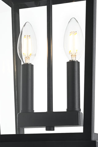 Berks 8.5 Inch Outdoor Pendant in Black