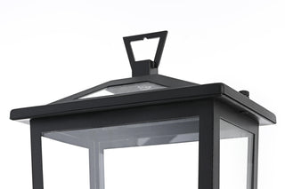 Berks 8.5 Inch Outdoor Post Light in Black