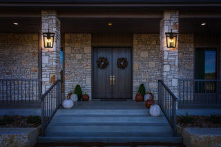 Oxford 14 Inch Outdoor Wall Sconce in Black