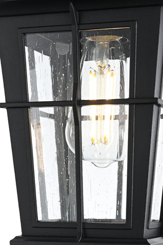 Bodine 7 inch Outdoor Pendant in Black