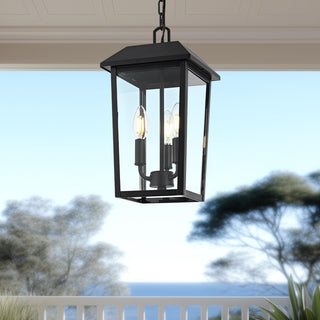 Riggs 8 x 15 inch Outdoor Pendant in Black