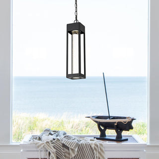 Amaris 15 inch LED Outdoor Pendant in Black