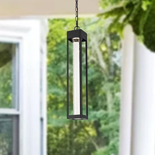 Amaris 23 inch LED Outdoor Pendant in Black