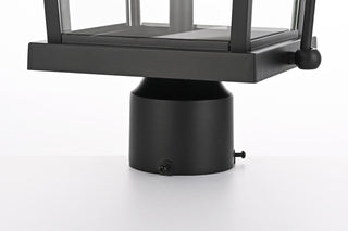 Luz 23 inch Outdoor Post light in Black