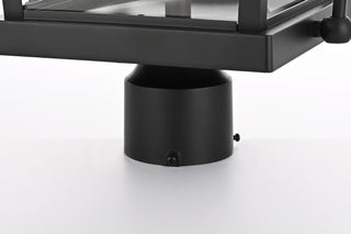 Luz 27 inch Outdoor Post light in Black