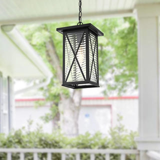 Jada 14 inch Outdoor Pendant in Black