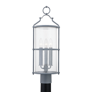 Burbank Post with WEATHERED ZINC Finish