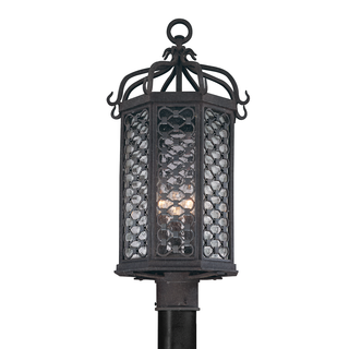 Los Olivos Post with TEXTURED IRON Finish