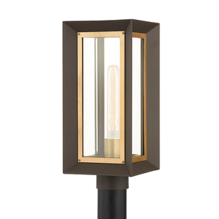 Lowry Post with TEXTURED BRONZE/PATINA BRASS Finish
