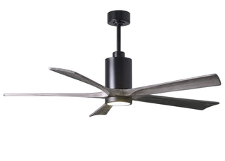 60 Inch Patricia-5 blade ceiling fan. Multiple finish options to choose from.