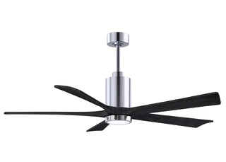 60 Inch Patricia-5 blade ceiling fan. Multiple finish options to choose from.