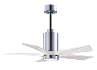 42 Inch Patricia-5-blade ceiling fan. Multiple finish options to choose from.