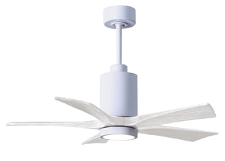 42 Inch Patricia-5-blade ceiling fan. Multiple finish options to choose from.