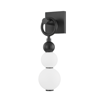 Perrin Wall Sconce with Black Brass Finish