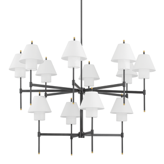 Glenmoore Chandelier with Aged Brass Finish