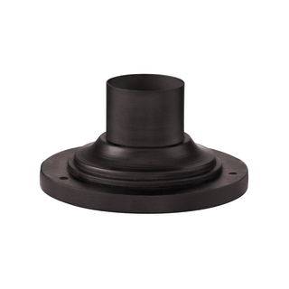 Textured Bronze Round Pier Mount with TEXTURED BRONZE Finish