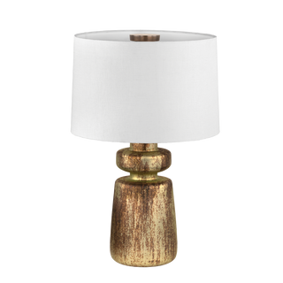 TERRON TABLE LAMP with PATINA BRASS Finish