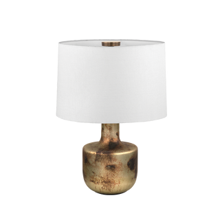 TERRON TABLE LAMP with PATINA BRASS Finish