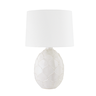 GARDENA Table Lamp with PATINA BRASS Finish
