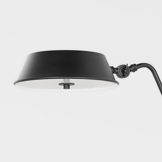 Justin Plug-in Sconce with SOFT BLACK Finish