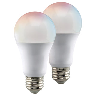 9.5A19/LED/RGB/TW/SF/2PK